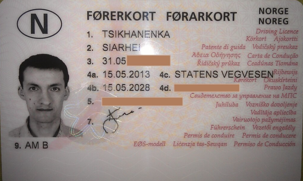 Tester ved fornyelse av førerkort