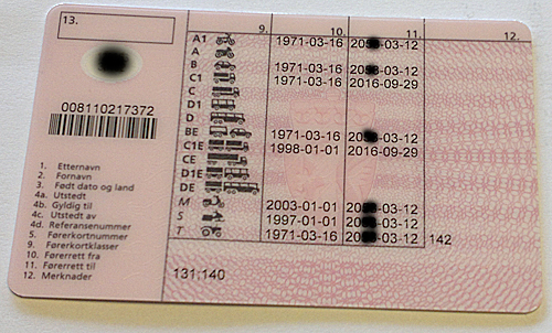 Nytt førerkort